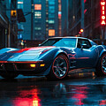 Neon Nights Corvette